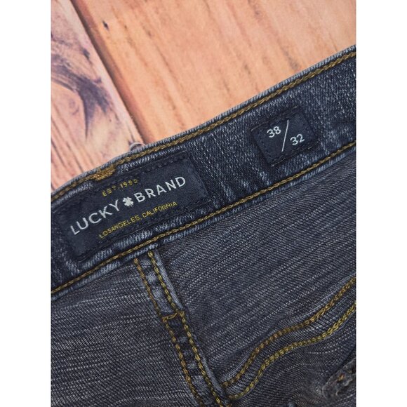 Lucky Brand 121 Slim Fit Mens Jeans 38x32 Medium Wash Jeans - Picture 4 of 9